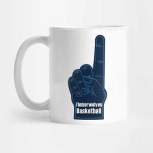 Minnesota Timberwolves Basketball Foam Finger Mug